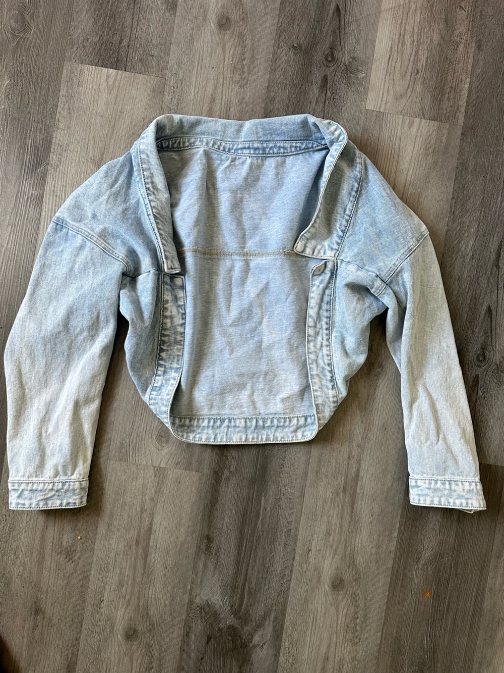 🌻 Cropped Open Front Denim Jacket 🌻 - Picture 7 of 7